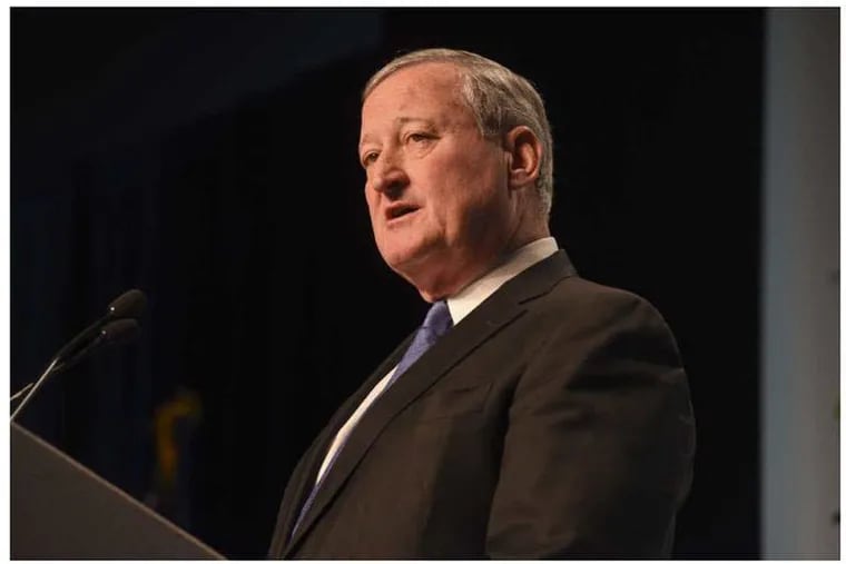 Mayor Kenney  discussed plans for a pre-apprenticeship program being launched as part of the Rebuild initiative.