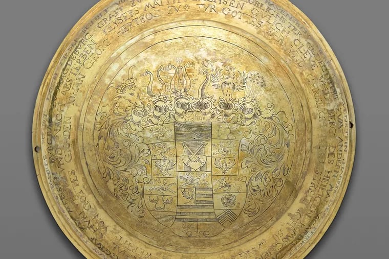 A 17th century, silver gilt "archer's trophy" that went missing from the city of Dresden in 1945, around the time the city was bombed. It resurfaced on the art market in the 1950s and was given to the Philadelphia Museum of Art in the 1970s. The museum concluded the trophy was illegally removed from Dresden and has returned it. The trophy will go on view in Dresden on July 2.