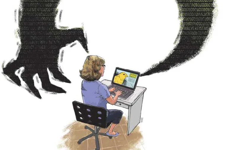 A look into latest spyware software. (Illustration by Chuck Todd)