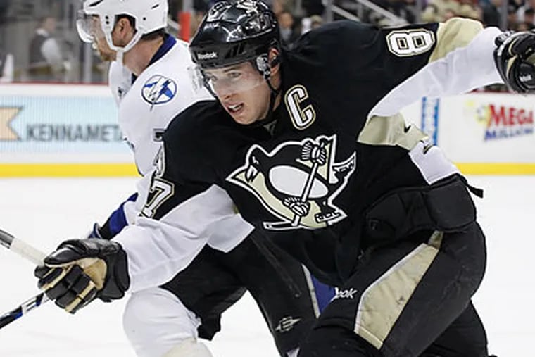 This Sidney Crosby piece needs one more visit gloves and