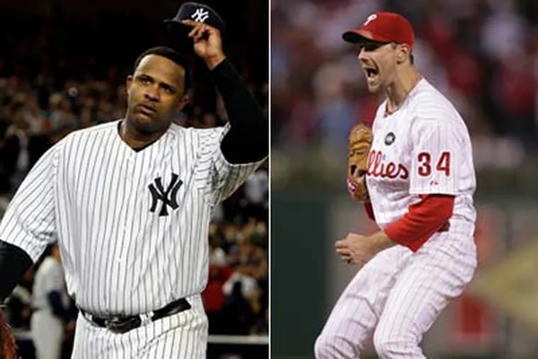 CC Sabathia and Cliff Lee will square off against one another in Game 1 of the World Series. (Staff Photographer)