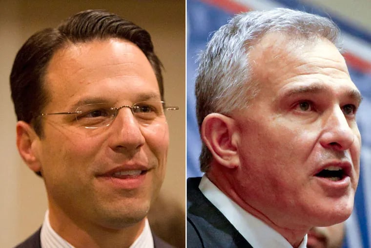 If the conventional wisdom holds that this will be primarily a match between Montgomery County Commission Chairman Josh Shapiro (left) and Allegheny County District Attorney Stephen Zappala Jr., then the struggle for endorsements and the stumping on experience may determine the outcome.