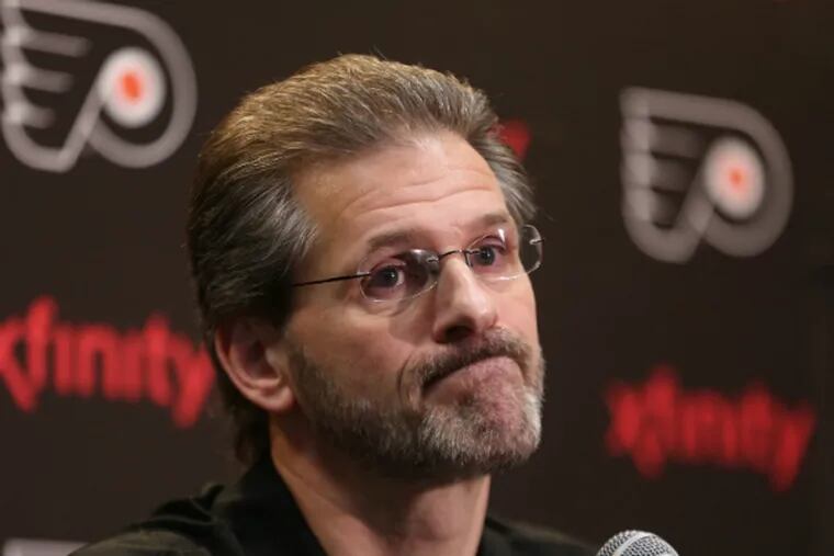 Flyers general manager Ron Hextall says he is on the same page as chairman Ed Snider. (David Swanson / Staff Photographer)