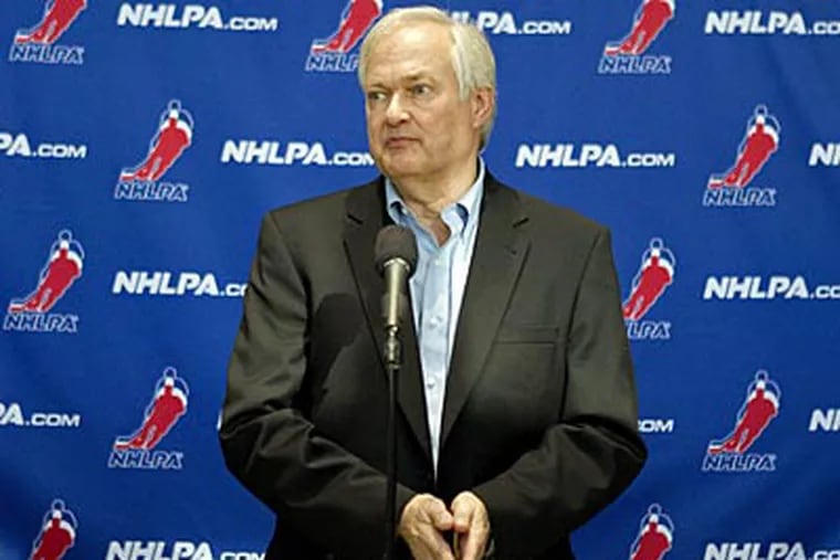 Representatives from the NHL and the players' union will meet Thursday in Toronto. (Chris Young/AP/The Canadian Press)