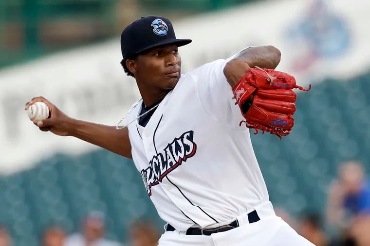 Sixto Sanchez is in double A with the Marlins.