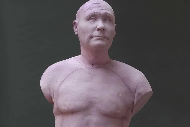 Tim Rusterholz’ sculpture “Putin” (Courtesy of the artist.)