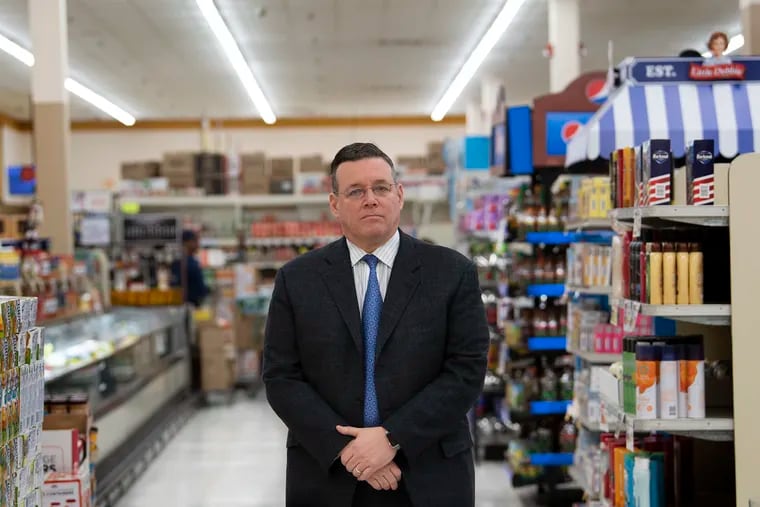 ShopRite owner Jeff Brown is photograph at his store on 67th and Haverford, Philadelphia.