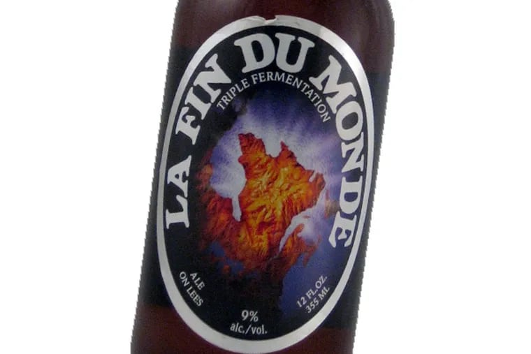 La Fin du Mondewill, French for "the end of the world," will be served at the Grey Lodge Pub this Thursday night through Friday.