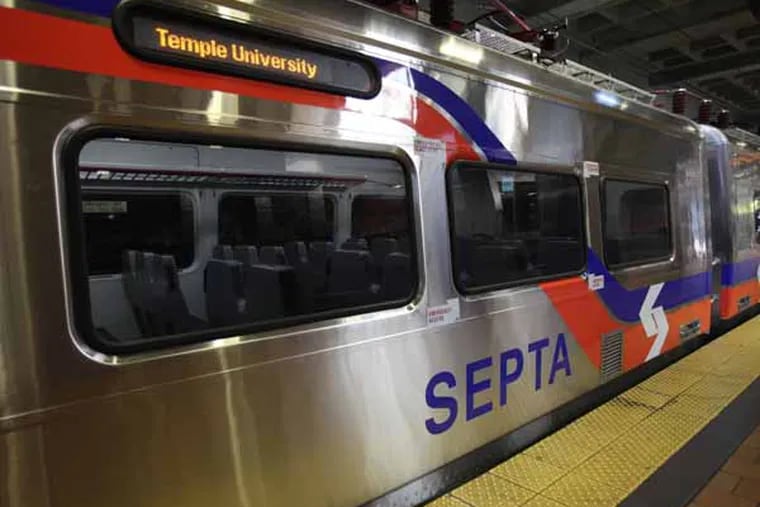 SEPTA commuter trains had more passengers than ever in the year that ended June 30, carrying just over 36 million riders, SEPTA officials said Monday. ( Juliette Lynch / Photographer ).