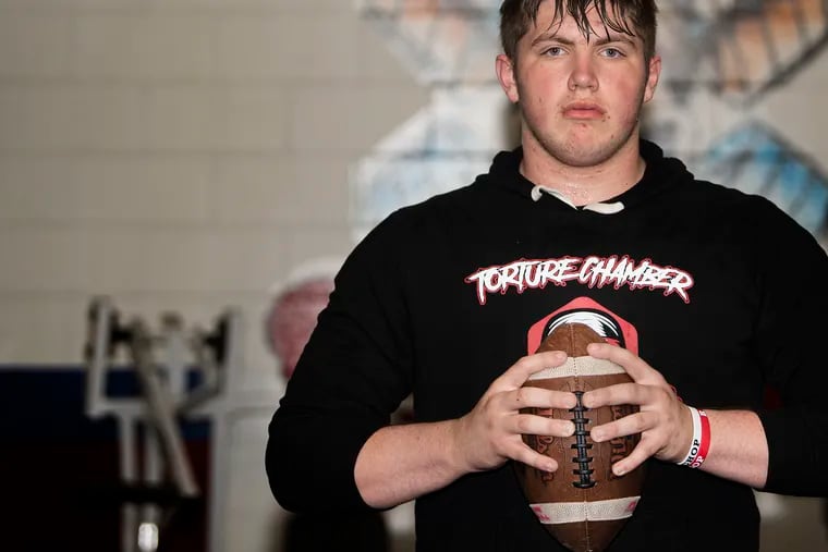 Washington Township offensive lineman John Stone has committed to Rutgers.