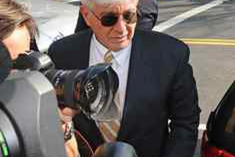 Ira Sorkin, Bernard Madoff's attorney, enters the courthouse. He later said his client was a &quot;deeply flawed human being.&quot;