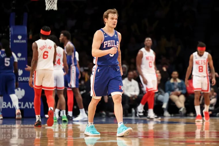 Mac McClung played in the Sixers’ last two regular season games of the 2022-23 season.