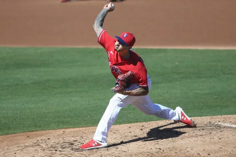 Phillies righthander Vince Velasquez has made 99 starts for the Phillies and is 28-33 with a 4.77 ERA.