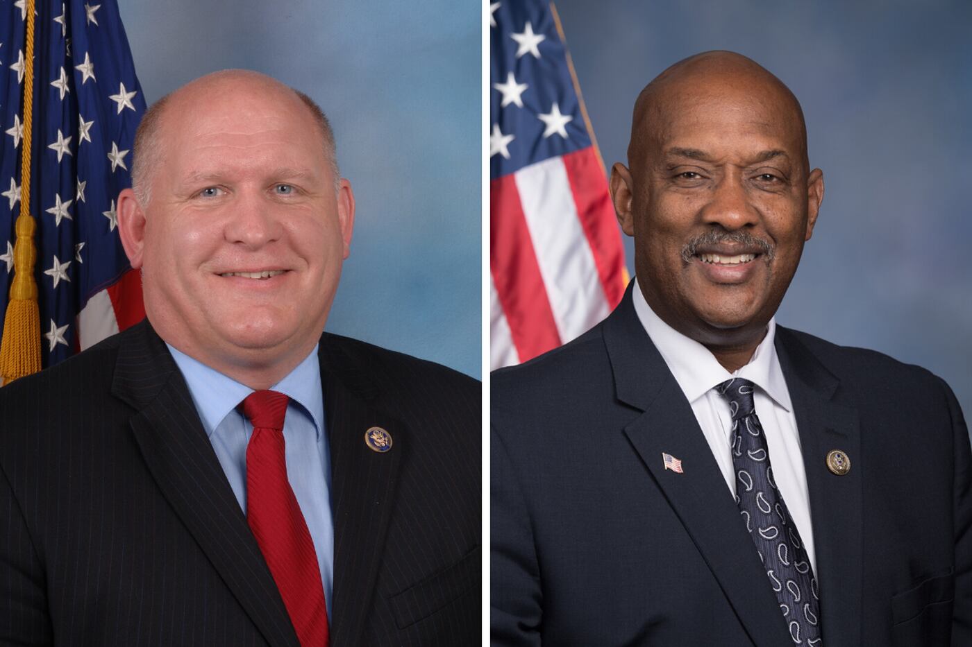 Rep. Glenn "GT" Thompson (R.), left, and Rep. Dwight Evans (D.).