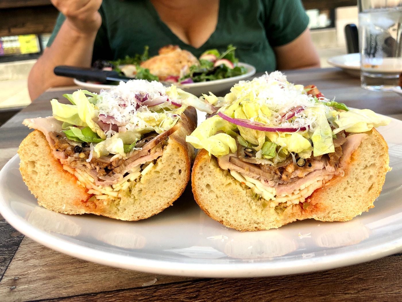 The smoked hoagie at Standard Tap is new chef Patrick Limanni's hand-crafted ode to the classic, with three kinds of house-cured and smoked meats layered with olive and pepper spreads over the house sourdough baguettes.