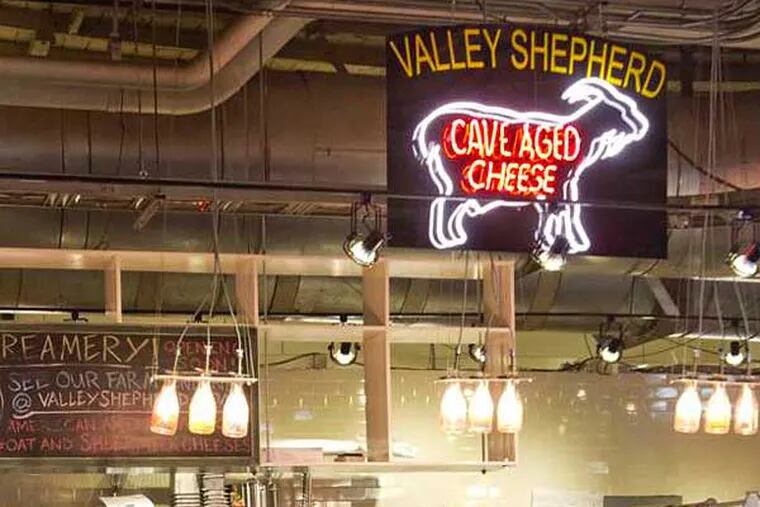 Valley Shepherd Creamery's counter at Reading Terminal Market.   DAVID M WARREN / Staff Photographer