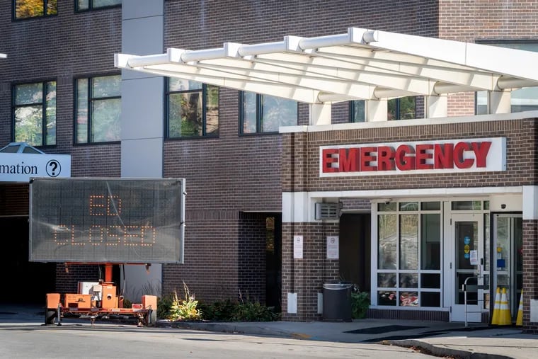 Delaware County Memorial Hospital closed its emergency department and stopped admitting patients in early November 2022.