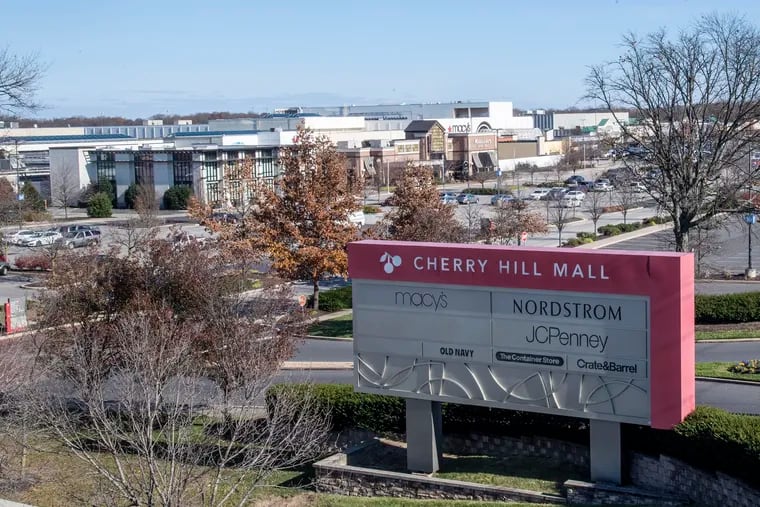 The Cherry Hill Mall is one of the top properties for the Pennsylvania Real Estate Investment Trust, photographed in November 2020.