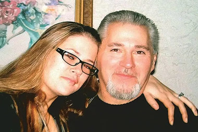 Murder victim Valerie Marie Angeline with her father, Domenic Angeline Sr. Two days before her death, Valerie Angeline had introduced her father to Brandon Timmons, accused in her slaying.