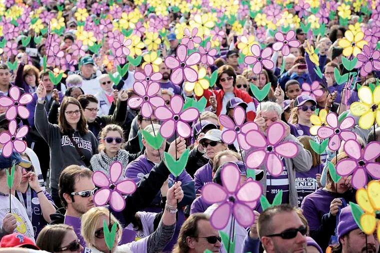 Thousands walk to back the fight against Alzheimer's