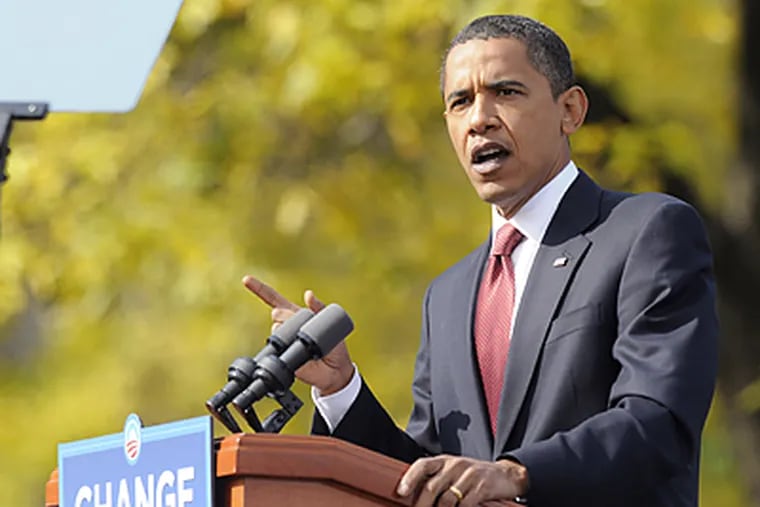 The Philadelphia Daily News endorses Barack Obama for president. (James Brosher/AP)