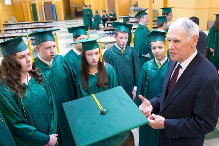 Alum has some orders for Merchantville grads