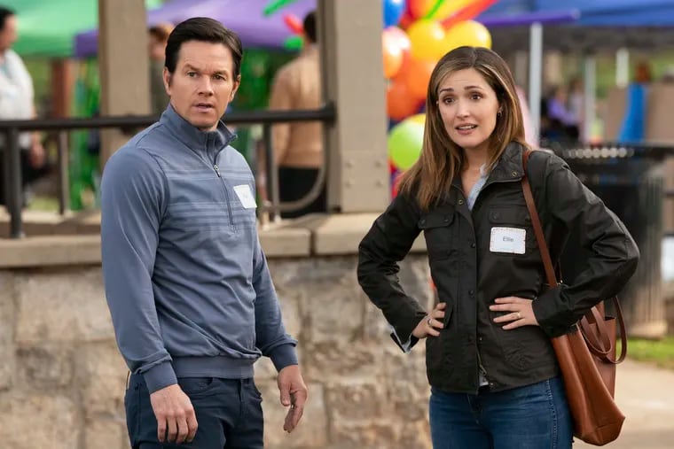Mark Wahlberg, left, and Rose Byrne in a scene from ';Instant Family.'