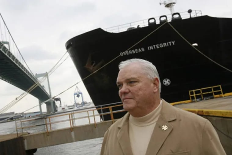 State Rep. Bill Keller is pictured at the Packer Marine Terminal in November 2008.