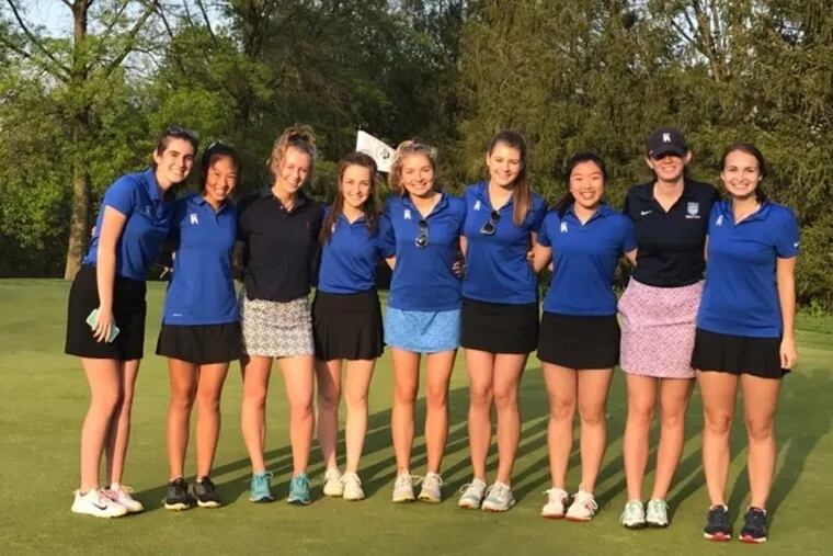 The Episcopal Academy girls’ golf team went undefeated and won the Inter-Ac title.