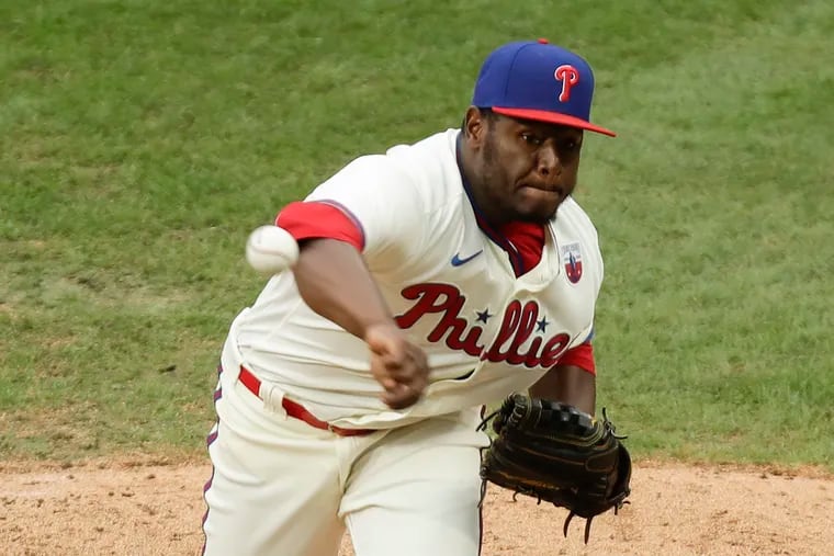 Reliever Hector Neris had his $7 million option for 2021 declined by the Phillies on Friday.