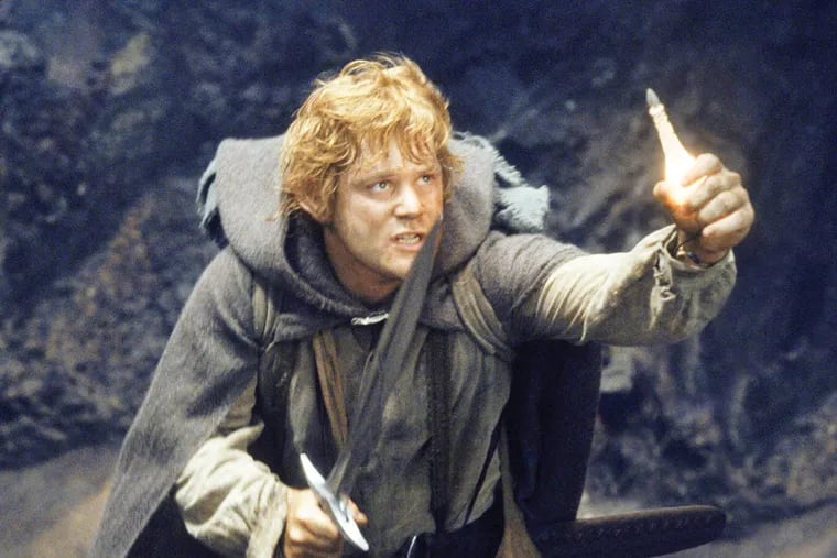 Lord of the Rings.  3-69084:  Sam (Sean Astin) rushes to save Frodo from the lair of the Great Spider Shelob in  New Line Cinema’s epic adventure, The Lord of the Rings:  The Return of the King.                                                                
Photo Credit: Pierre Vinet/ New Line Productions (c) 2003