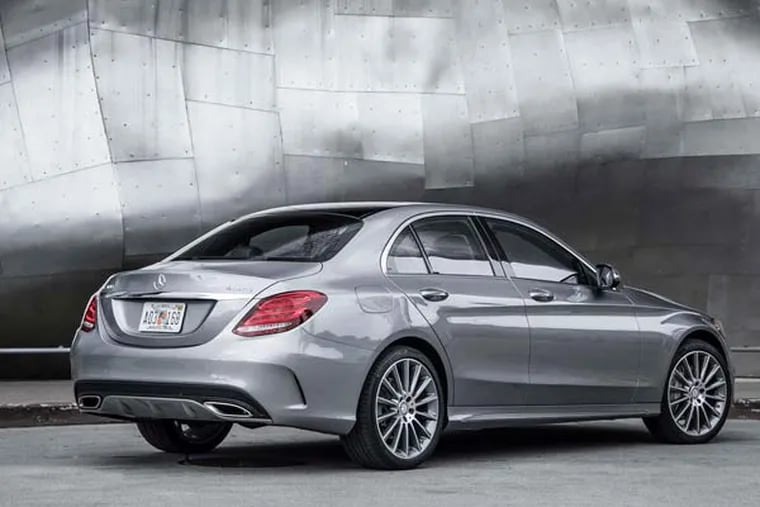Prices for the C-class sedan start at $40,400 for an all-wheel-drive 4Matic model with a 241-hp 2.0L turbocharged four-cylinder engine. (Mercedez-Benz)
