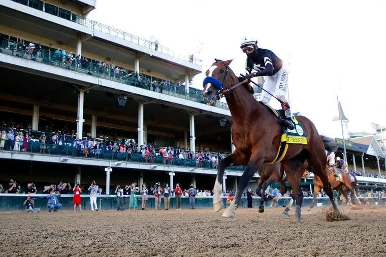Authentic, with John Velazquez up, won the Kentucky Derby from the No. 15 post position in 2020.