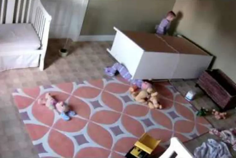 A video posted by a Utah mother shows an Ikea dresser toppling onto her twin sons and pinning one beneath, offering a harrowing, real-life glimpse of a danger that led last year to the unprecedented recall of millions of dressers.