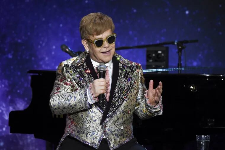 Singer Elton John announces final world tour at Gotham Hall on Wednesday, Jan. 24, 2018, in New York.