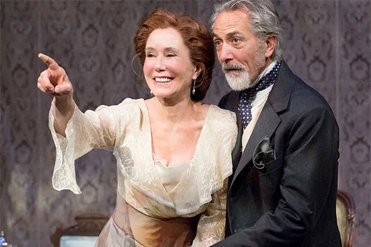 Mary McDonnell and David Strathairn play Russian aristocratic siblings falling on hard times. (Mark Garvin)