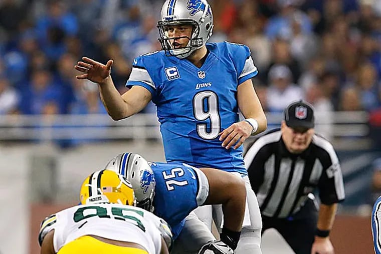 Lions quarterback Matthew Stafford. (Paul Sancya/AP)