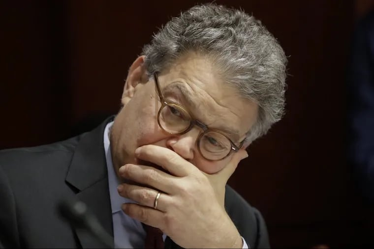 Sen. Al Franken, D-Minn., has been accused of forcibly kissing and groping a woman during a USO tour in 2006.
