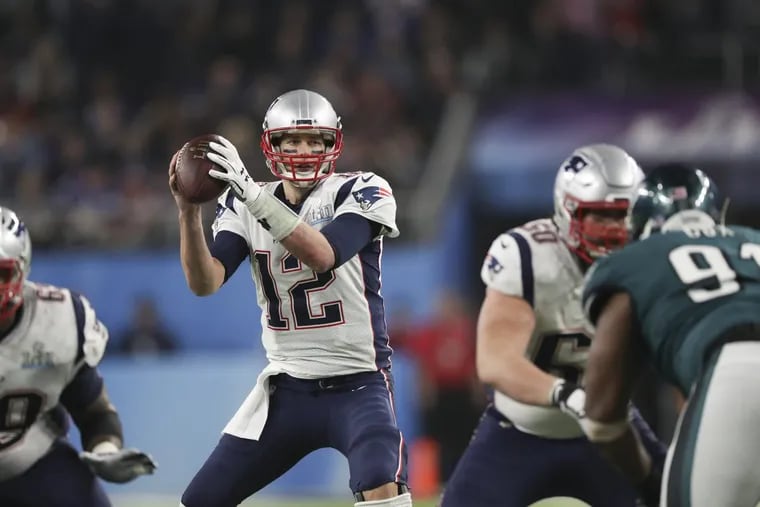Tom Brady during the third quarter at Super Bowl LII, at U.S. Bank Stadium in Minneapolis, Minnesota, Sunday, Feb. 4, 2018.