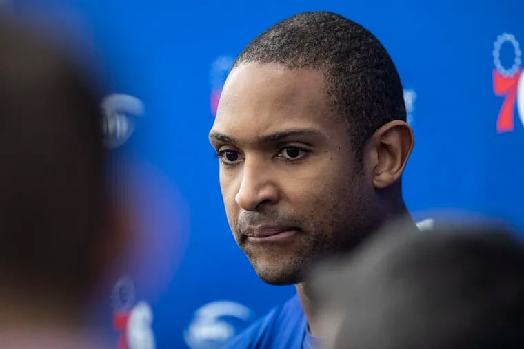Sixers power forward Al Horford will miss Thursday's game because of knee soreness.