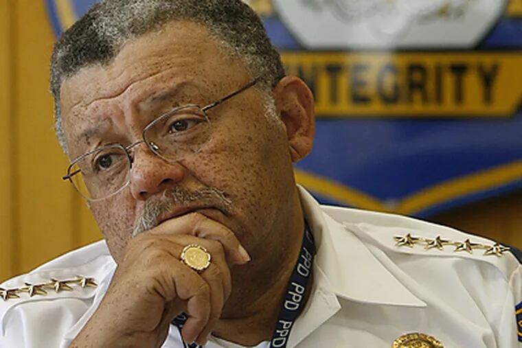 "The public's sense of safety and security is what really matters," Philadelphia Police Commissioner Charles Ramsey says. (Michael S. Wirtz/Inquirer)