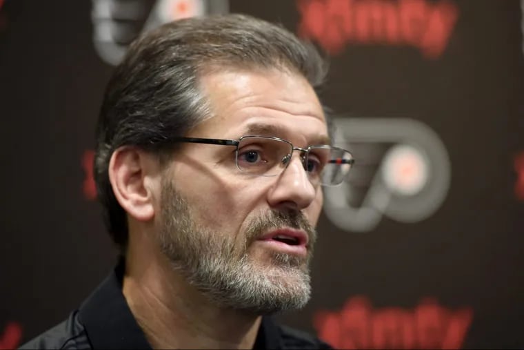 Flyers general manager Ron Hextall hasn’t lost sight of his long-term goal for the team.