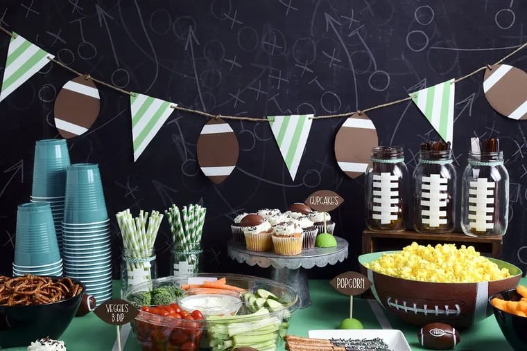 Elevate the team spirit at your Super Bowl party with easy, DIY Eagles decorations.