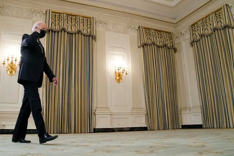 President Biden at the White House on Sept. 9.
