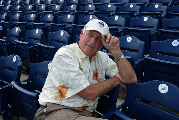 Pat Gillick, in the stands in Clearwater back in 2006.