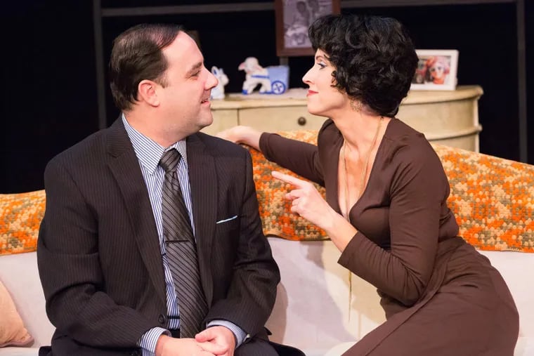 Fran Prisco and Karen Peakes in Neil Simon’s "Last of the Red-Hot Lovers" at Walnut Street Theatre.
