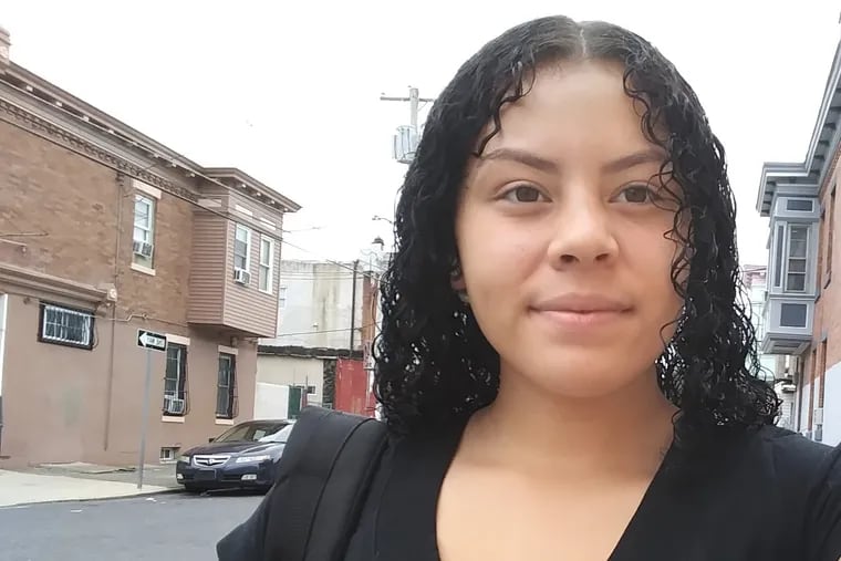 Sophia Delgado, 18, of Hunting Park, understands what it's like to grow up in poverty in Philadelphia.