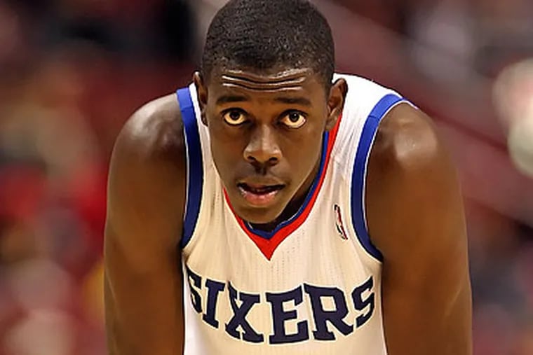 Jrue Holiday and Evan Turner will be the 76ers' starting guards at Oklahoma City tonight. (Steven M. Falk/Staff file photo)