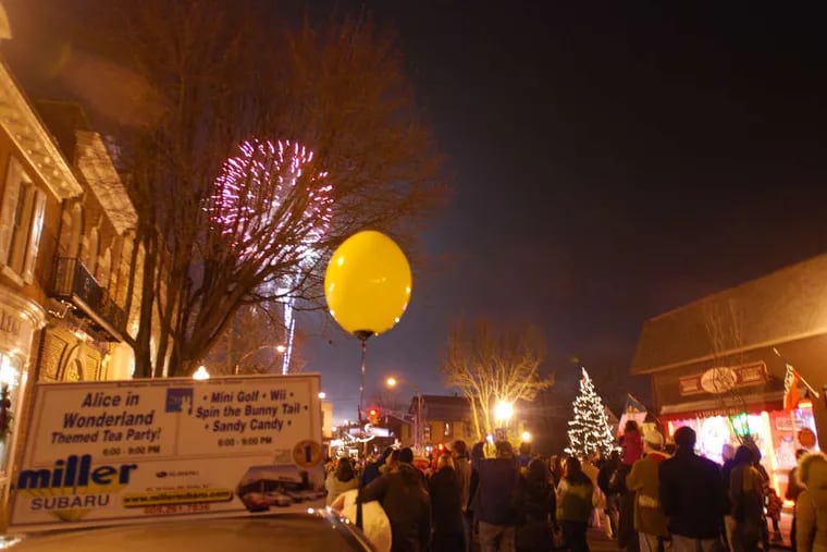 The First Night celebration along Mount Holly's High Street will include a pet parade with prizes, music performances, dancing, face painting, a children's art contest, and fireworks.
