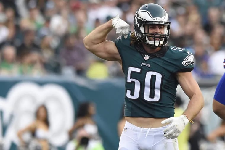 One of Kiko Alonso few fond memories in Philadelphia came when he flexed after tackling LeSean McCoy in December 2015. He will be back in Philadelphia for a joint practice with the Dolphins this week.